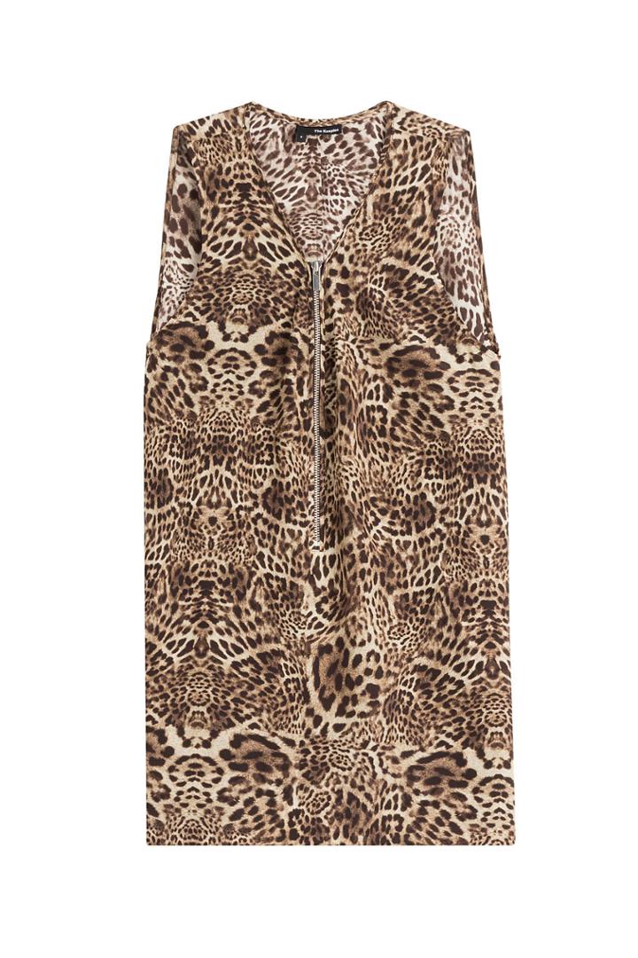 The Kooples The Kooples Silk Leopard Print Top