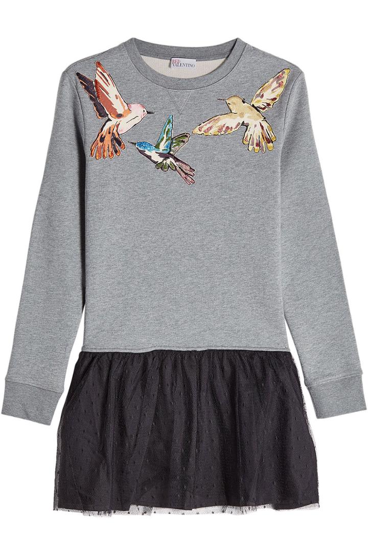 R.e.d. Valentino R.e.d. Valentino Printed Sweatshirt Dress