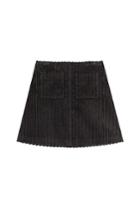 Isa Arfen Isa Arfen Corduroy Mini Skirt - Black