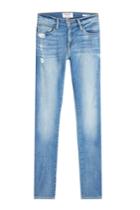 Frame Denim Frame Denim Slim Straight Leg Jeans With Distressed Detail