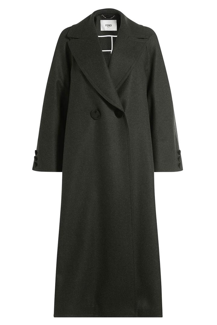 Fendi Fendi Wool Coat With Cashmere