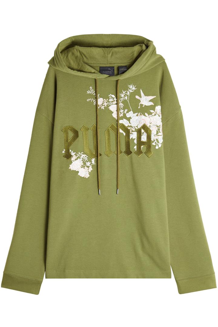 Fentyxpuma By Rihanna Fentyxpuma By Rihanna Embroidered And Printed Hoodie