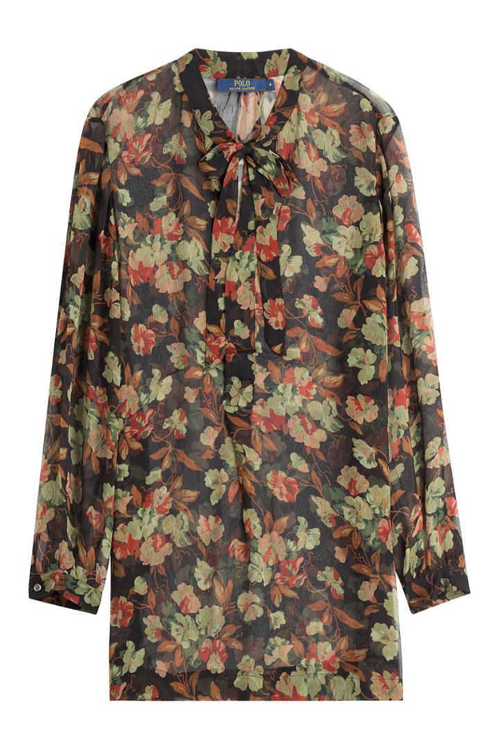 Polo Ralph Lauren Polo Ralph Lauren Printed Silk Blouse - Florals