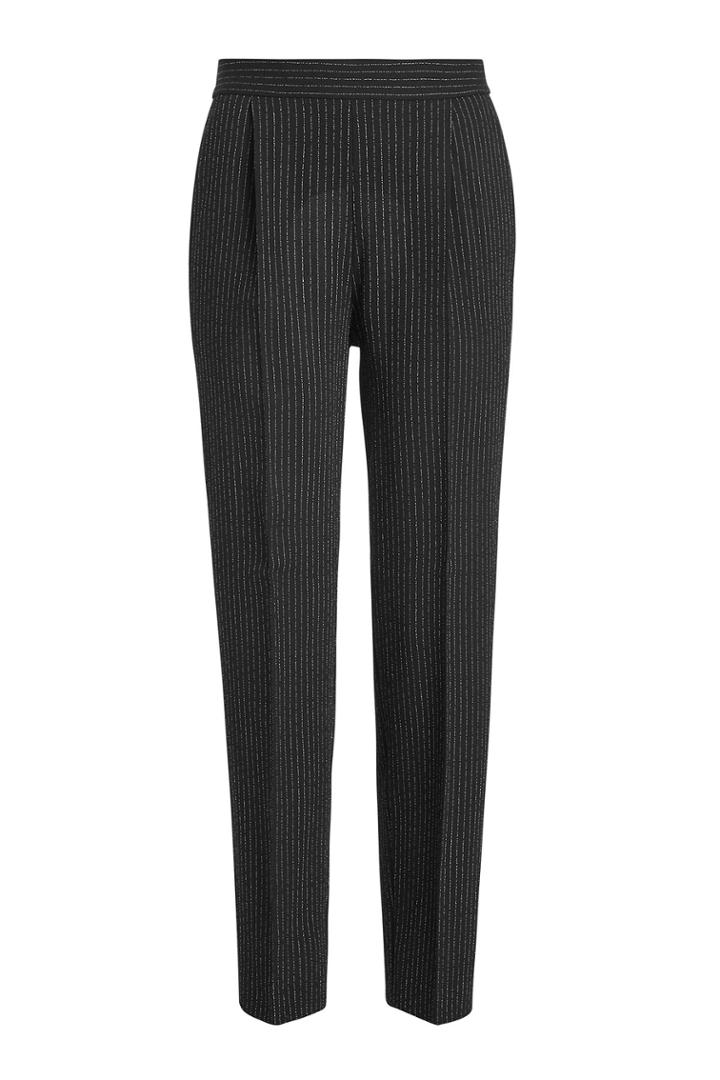 Boutique Moschino Boutique Moschino Pinstriped Virgin Wool Pants