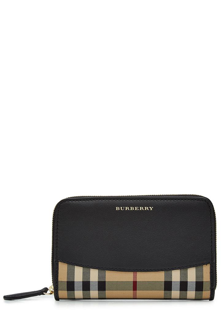 Burberry Shoes & Accessories Burberry Shoes & Accessories Wallet With Checked Fabric - Multicolor