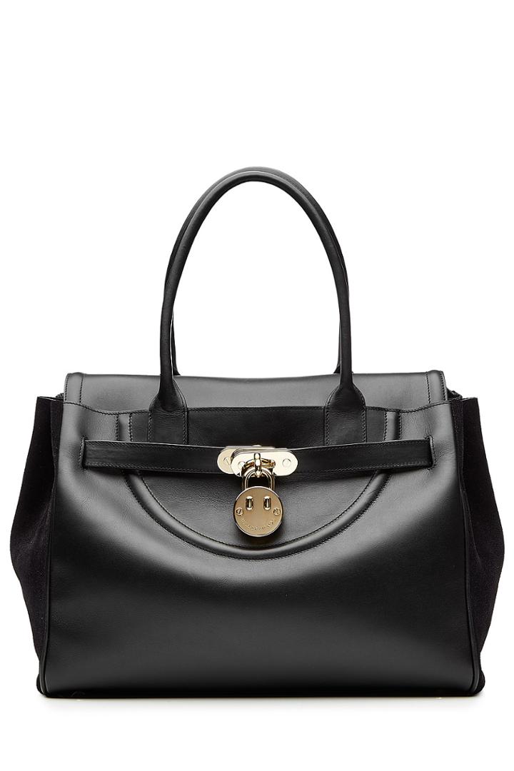 Hill & Friends Hill & Friends Happy Tote Leather Tote - Black