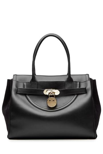 Hill & Friends Hill & Friends Happy Tote Leather Tote - Black