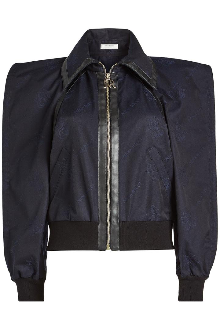 Nina Ricci Nina Ricci Bomber Jacket With Sculptural Shoulders