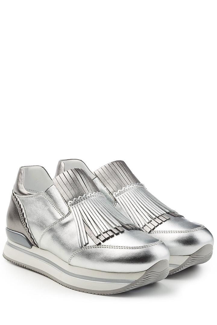 Hogan Hogan Leather Sneakers With Platform