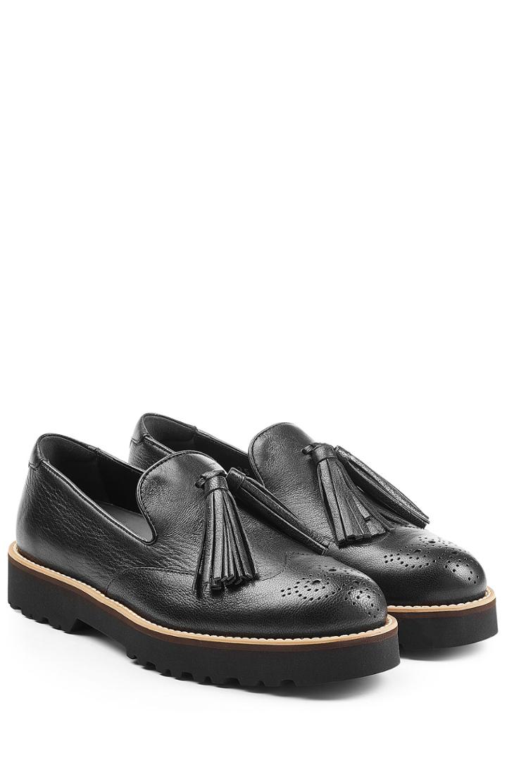 Hogan Hogan Leather Loafers - Black