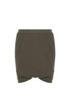 Rick Owens Rick Owens Draped Jersey Skirt - Green