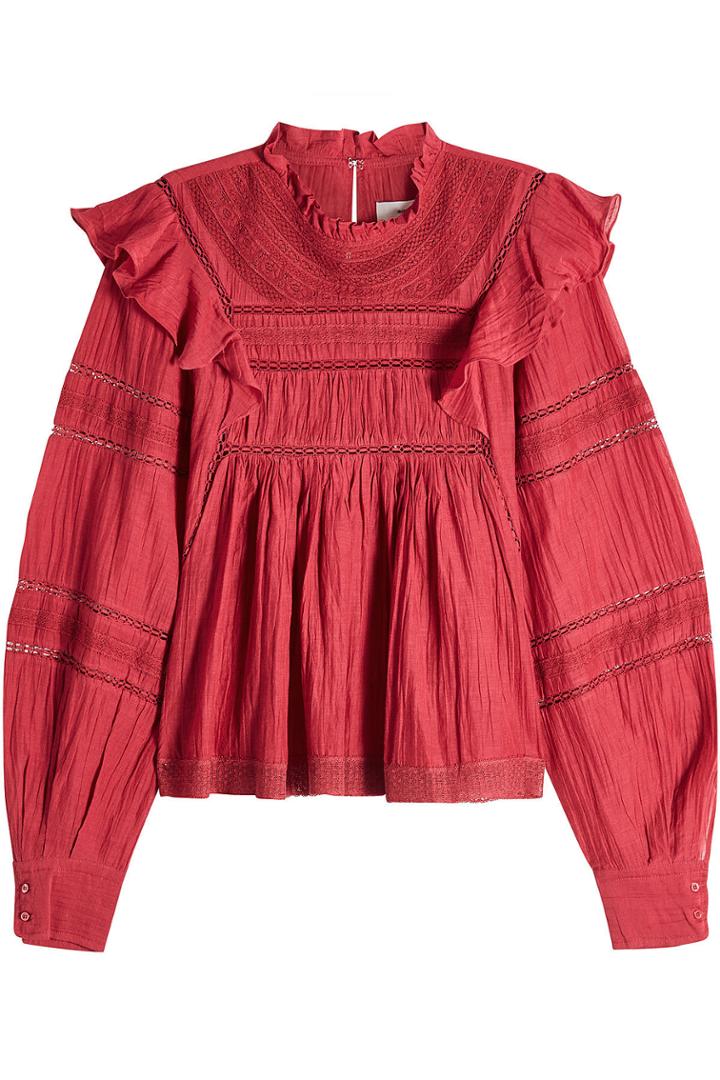 Isabel Marant Toile Isabel Marant Toile Viviana Blouse With Cotton