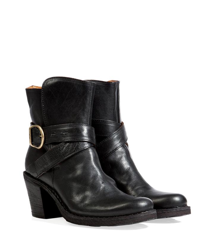 Fiorentini & Baker Leather Nubis Ankle Boots In Black