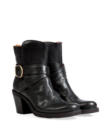 Fiorentini & Baker Leather Nubis Ankle Boots In Black