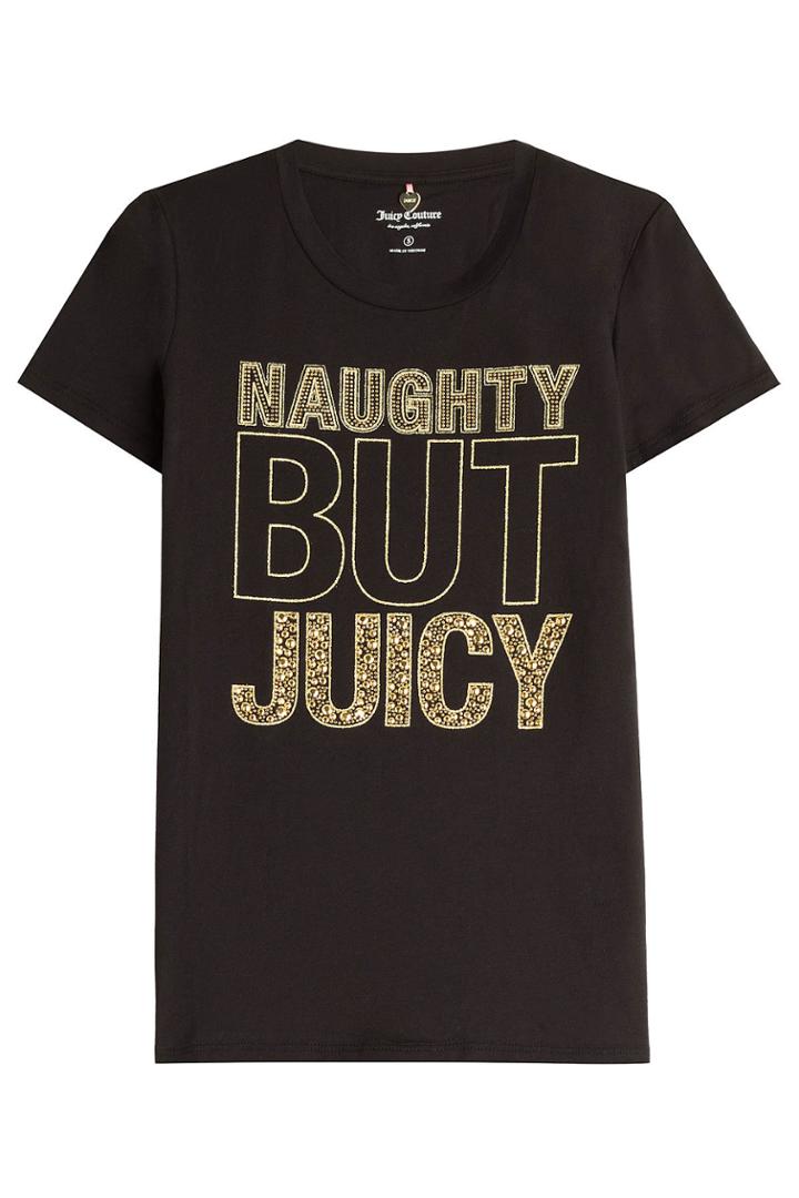 Juicy Couture Juicy Couture Embellished Cotton T-shirt