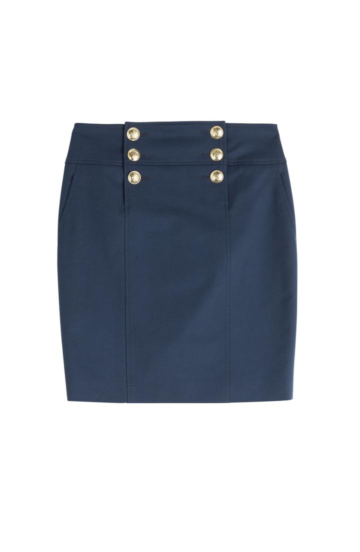 Emilio Pucci Cotton Twill Sailor Skirt