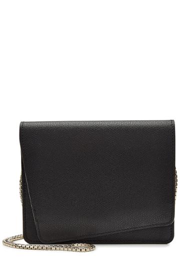 Valextra Spa Valextra Spa Twist Leather Shoulder Bag - Black