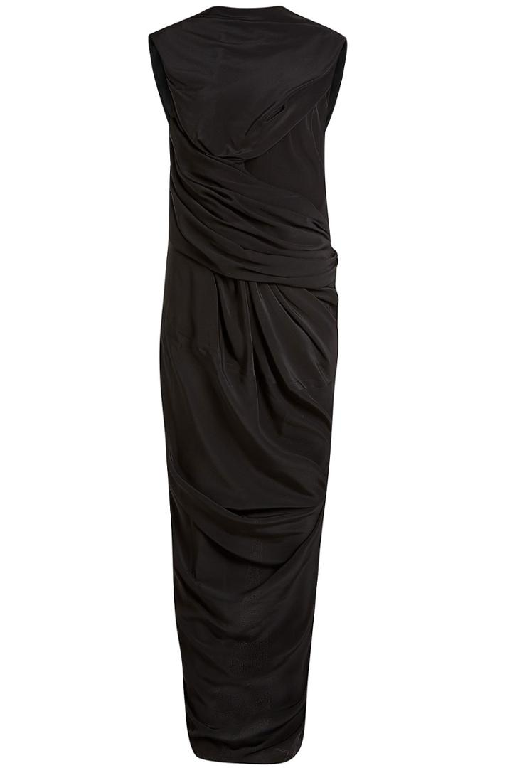 Rick Owens Rick Owens Draped Silk Dress