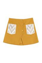 Kenzo Kenzo Cotton Blend Mini Skirt