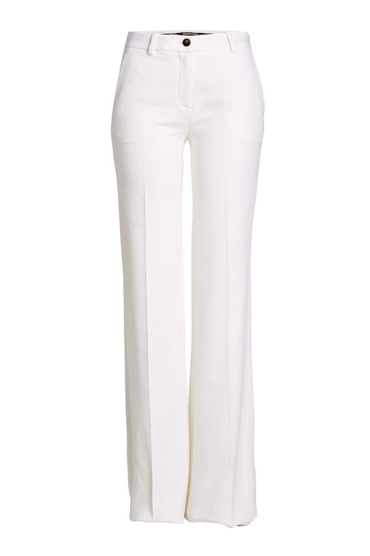 Roberto Cavalli Roberto Cavalli Wide Leg Cotton Pants With Silk