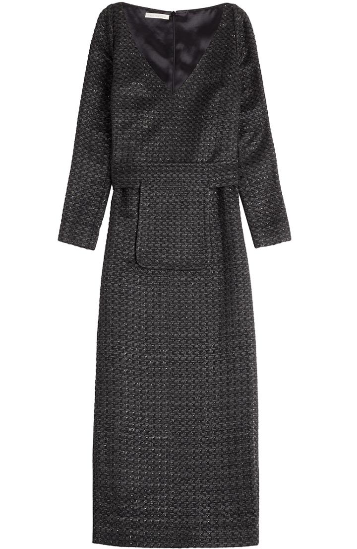 Emilia Wickstead Sabrina Woven Midi Dress