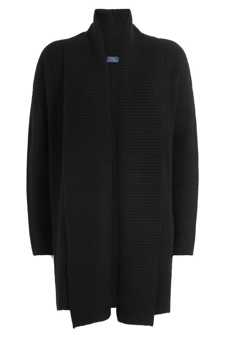 Polo Ralph Lauren Polo Ralph Lauren Wool Cardigan With Cashmere - Black