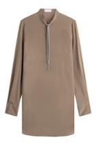 Brunello Cucinelli Brunello Cucinelli Silk Blouse - Brown
