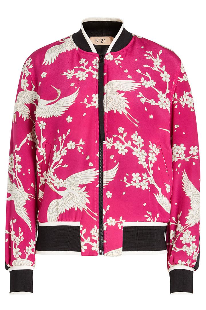 N°21 N°21 Printed Silk Jacket