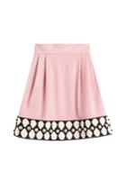 Olympia Le-tan Olympia Le-tan Embellished Wool Skirt - None