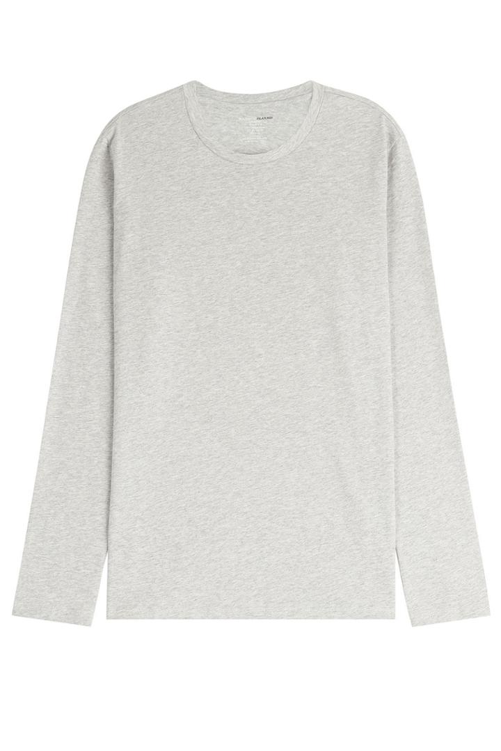 Majestic Majestic Cotton Long Sleeve T-shirt - None