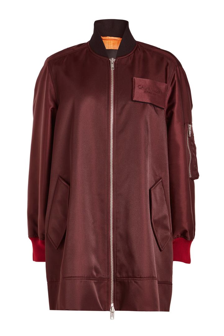 Calvin Klein 205w39nyc Calvin Klein 205w39nyc Oversized Satin Bomber Jacket