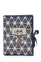 Olympia Le-tan Olympia Le-tan Manekineko Embellished Fabric Clutch - Multicolor