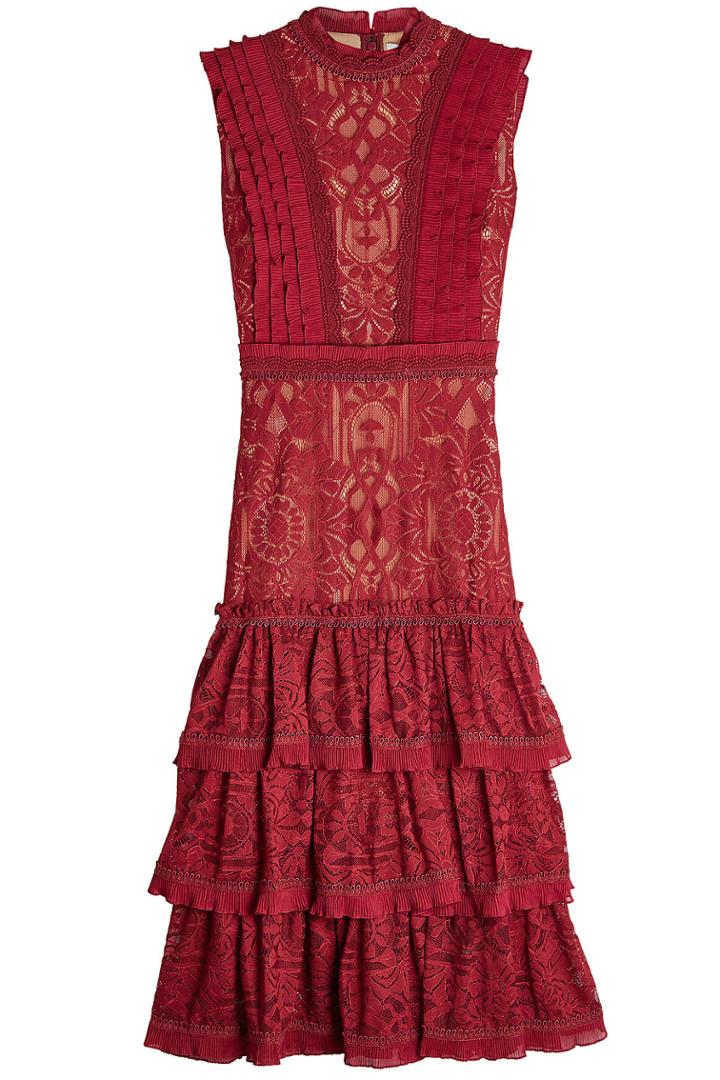 Jonathan Simkhai Jonathan Simkhai Sleeveless Dress With Lace Overlay