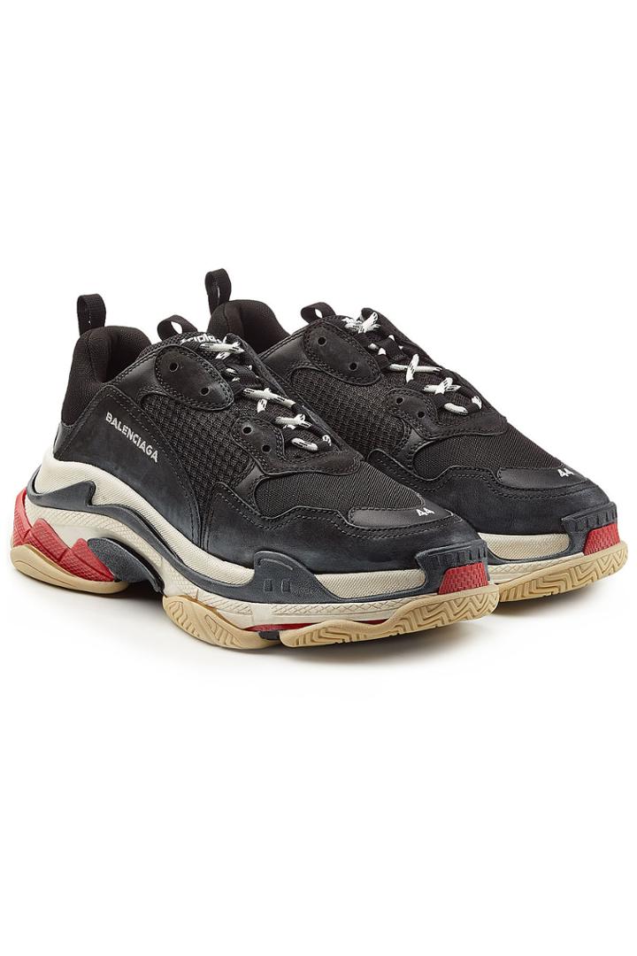 Balenciaga Balenciaga Triple S Sneakers With Suede