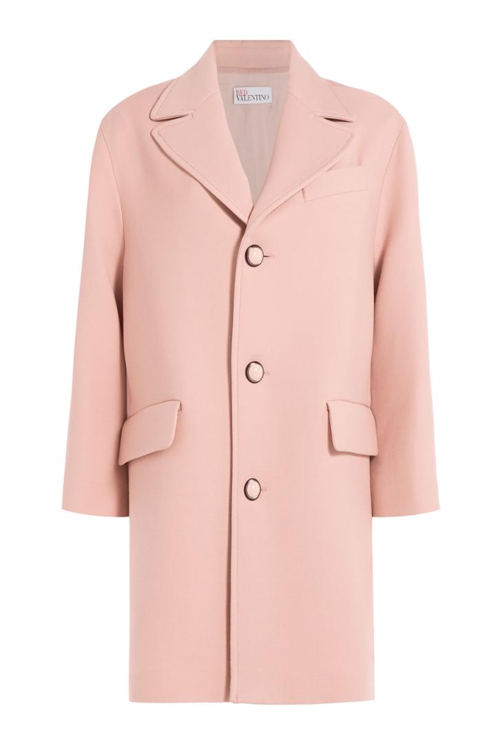 Red Valentino Red Valentino Virgin Wool Coat - Rose