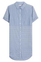 Frame Denim Frame Denim Cotton Shirt Dress - Blue