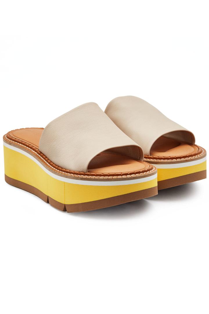 Robert Clergerie Robert Clergerie Affect Leather Platform Sandals