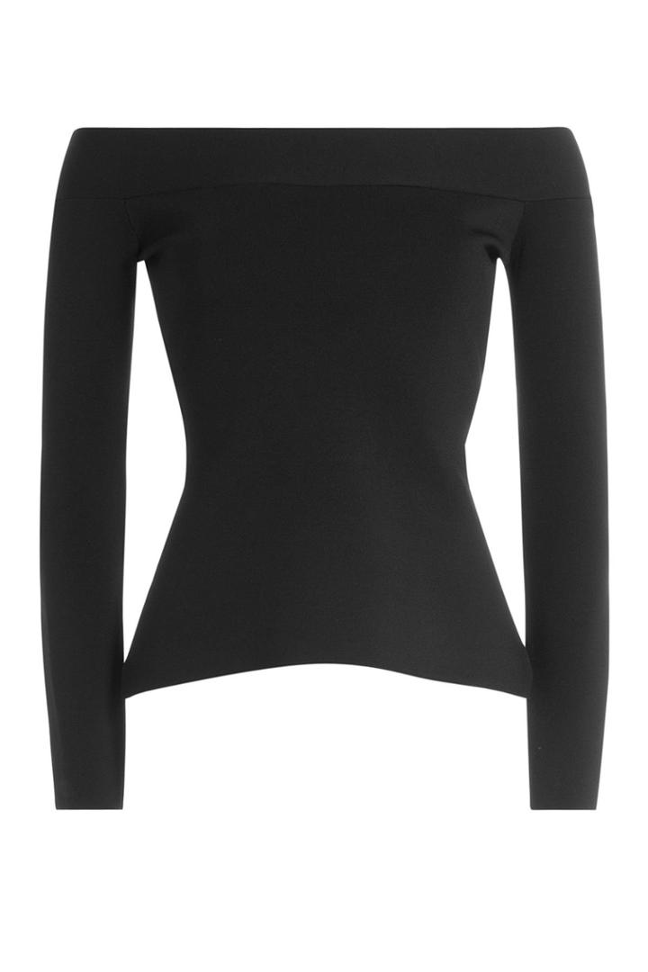 Roland Mouret Roland Mouret Off-the Shoulder Top - Black
