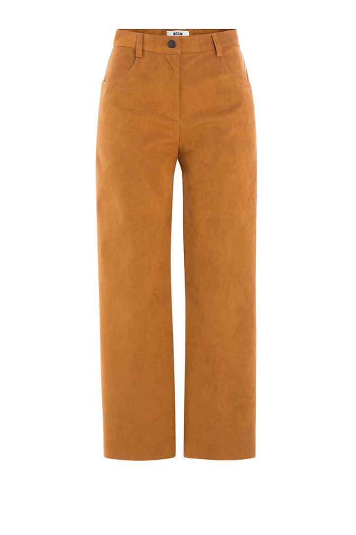 Msgm Msgm Cropped Wide-leg Pants