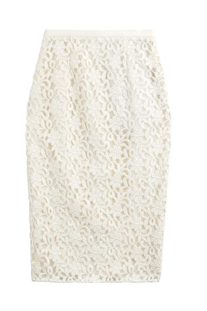 Burberry London Burberry London Lace Pencil Skirt