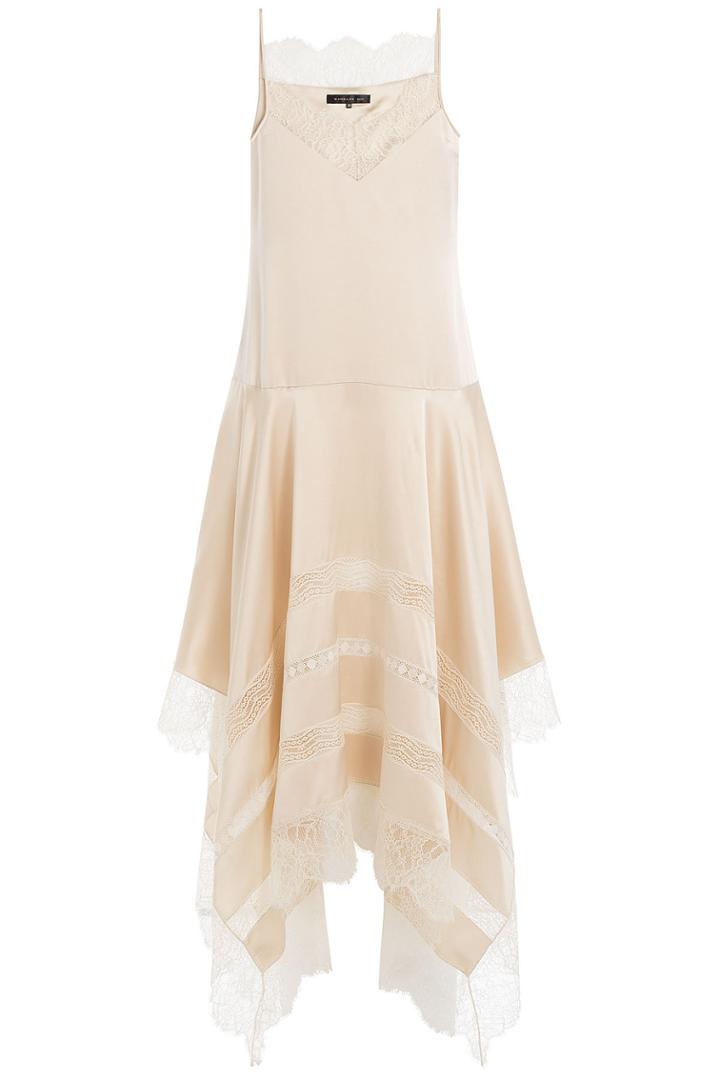 Barbara Bui Barbara Bui Silk Dress With Lace
