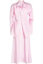Y/project Y/project Double Layered Cotton Shirt Dress