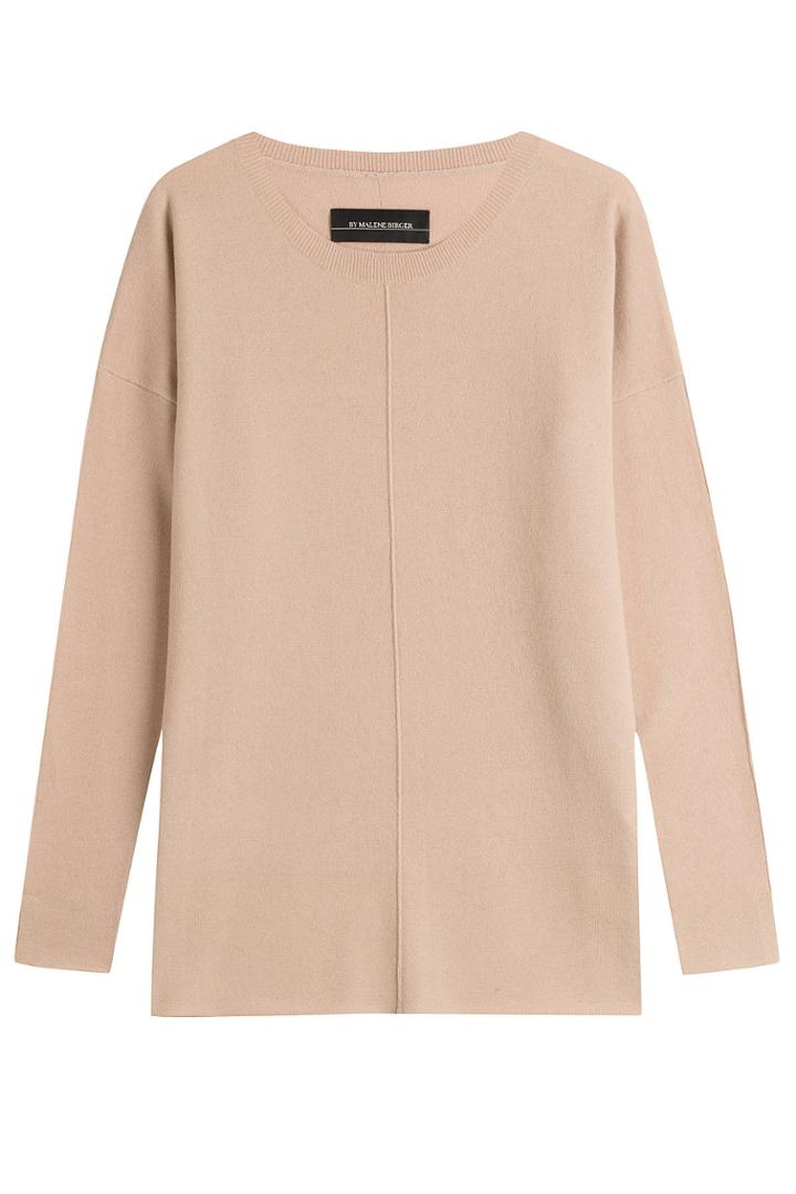 By Malene Birger By Malene Birger Wool-cashmere Oversized Pullover - Beige