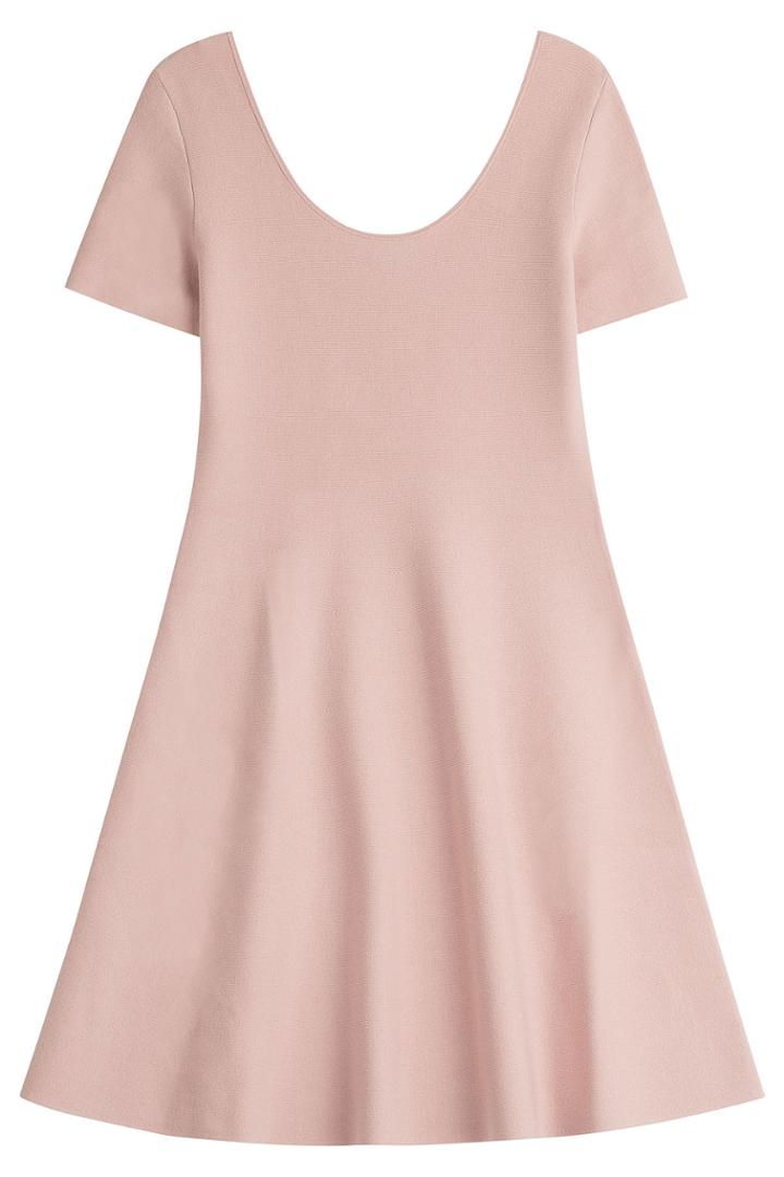 Theory Theory Jersey Dress With Flared Skirt - Rose