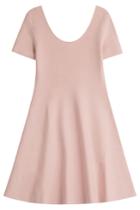 Theory Theory Jersey Dress With Flared Skirt - Rose