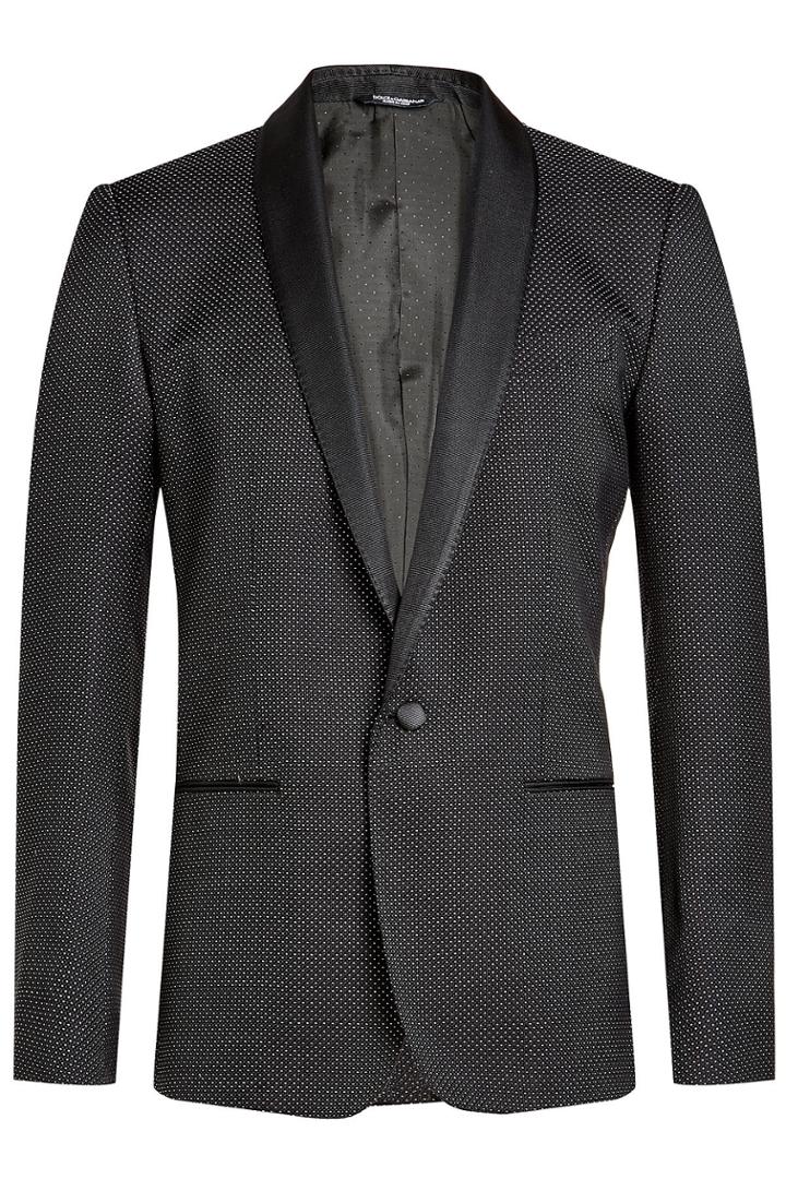 Dolce & Gabbana Dolce & Gabbana Printed Blazer With Cotton And Silk