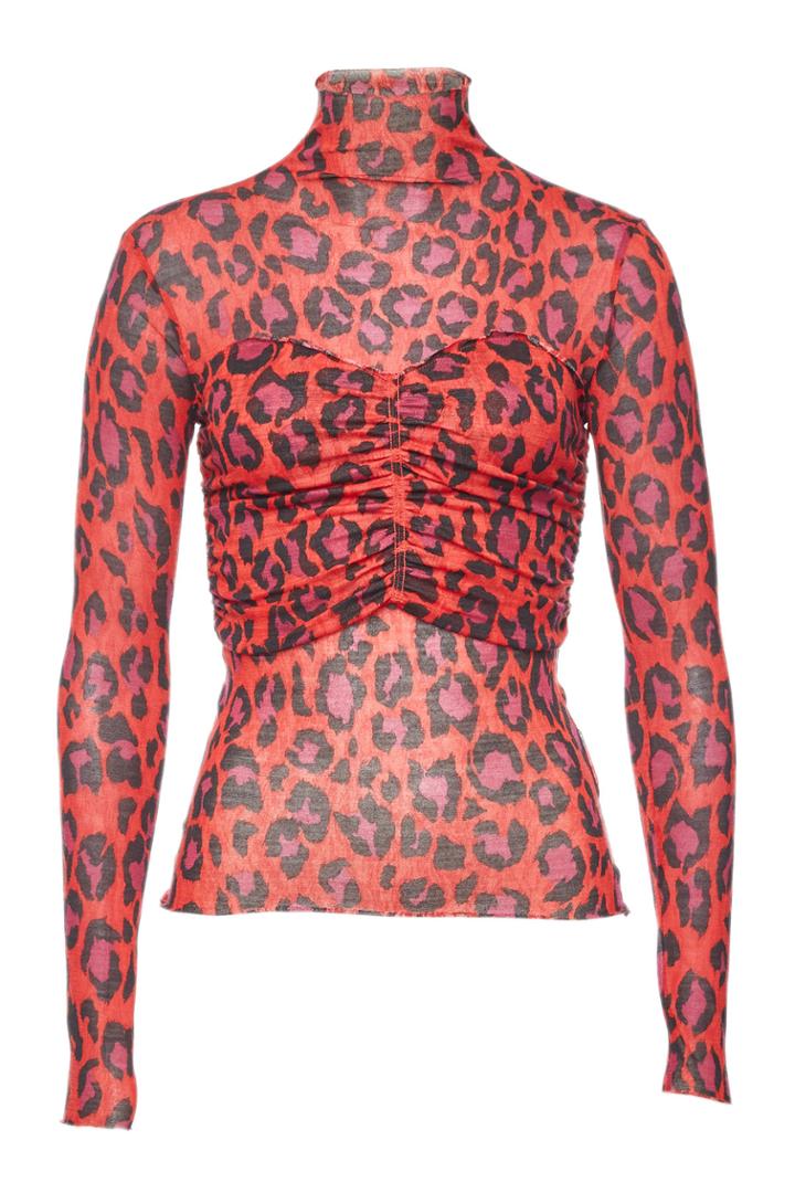 Kenzo Kenzo Printed Turtleneck Top
