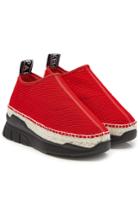 Kenzo Kenzo Slip-on Espadrille Sneakers With Leather