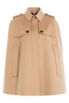 Burberry London Burberry London Wool Cape With Cashmere - Camel