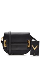 Valentino Valentino My Rockstud Leather Shoulder Bag - Black